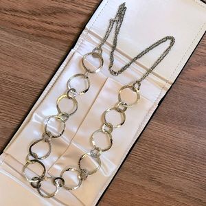 SILVER link necklace, 17”